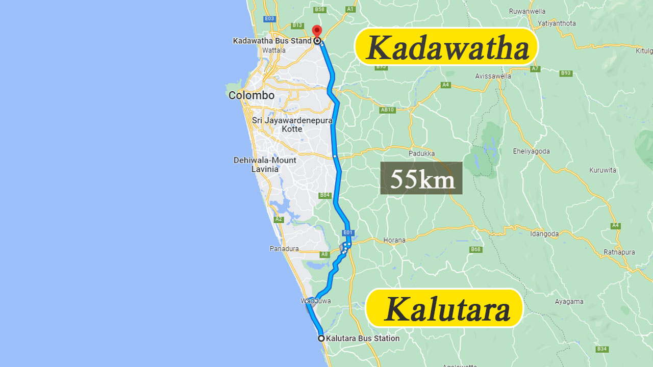 Kalutara to kadawatha highway bus schedule bus timetable